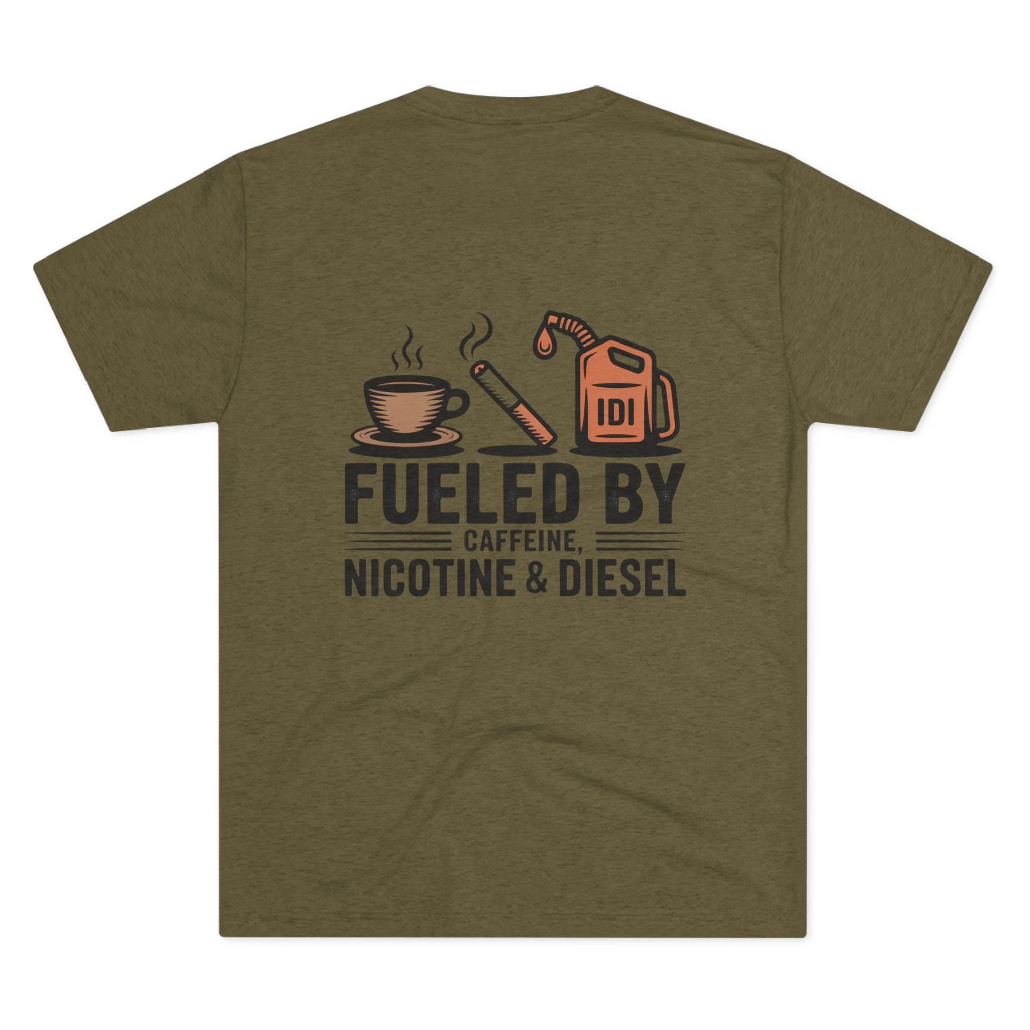 Fueled By Caffeine, Nicotine & Diesel Graphic Tee