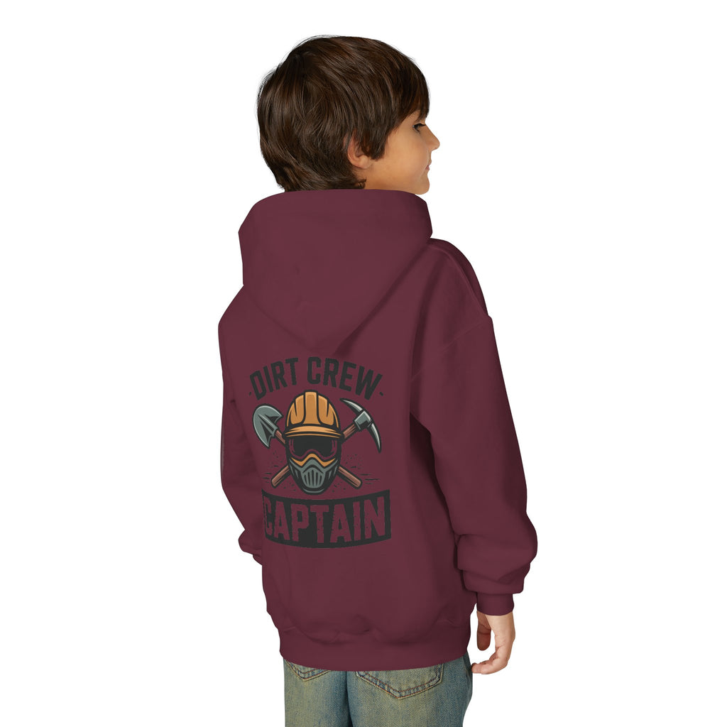Youth Hoodie - Dirt Crew Captain Graphic Pullover