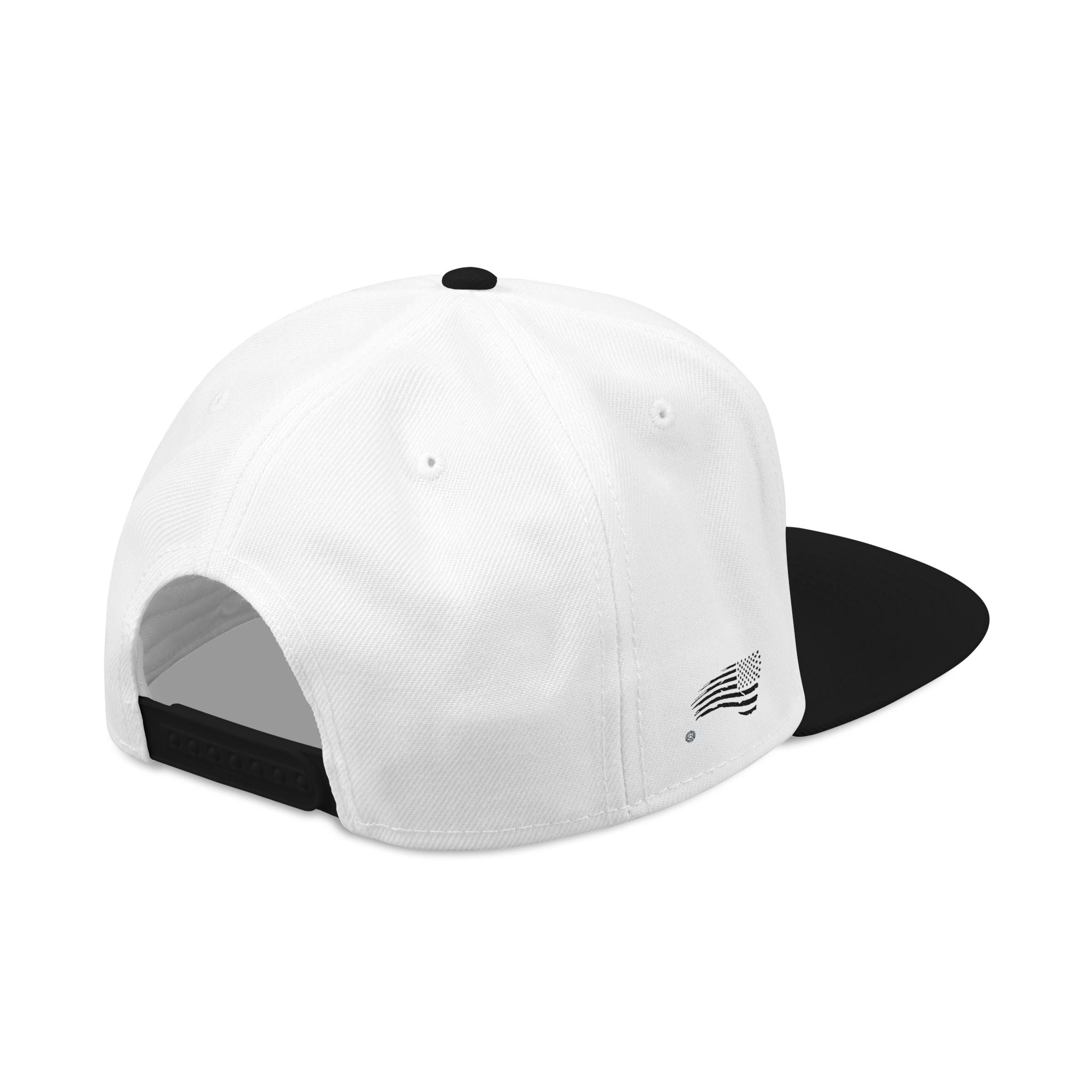 Snapback Hat — Embroidered Yellow Duck Logo, "Veteran Owned" Side Text