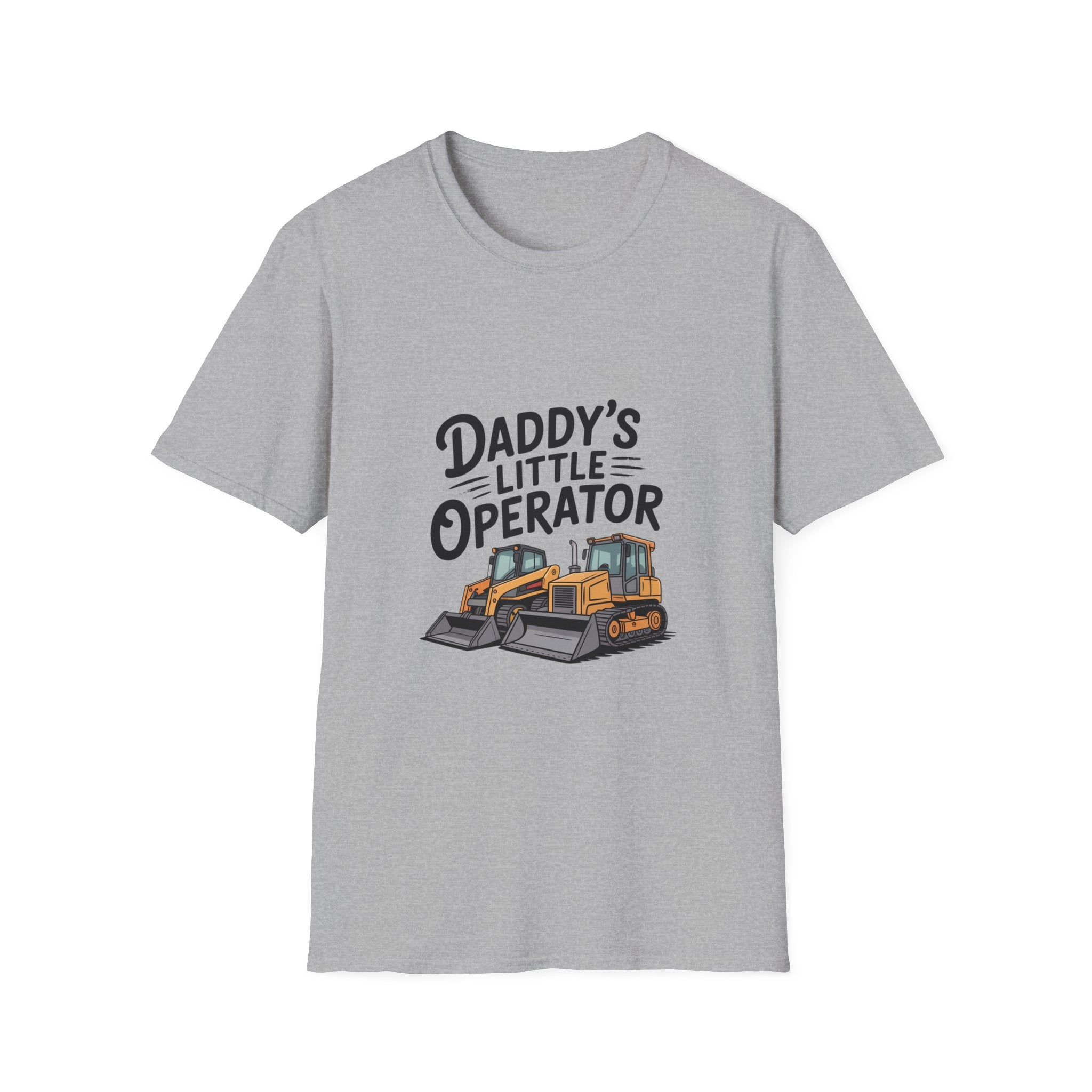 Kids' Tee — "Daddy's Little Operator" Bulldozer Shirt