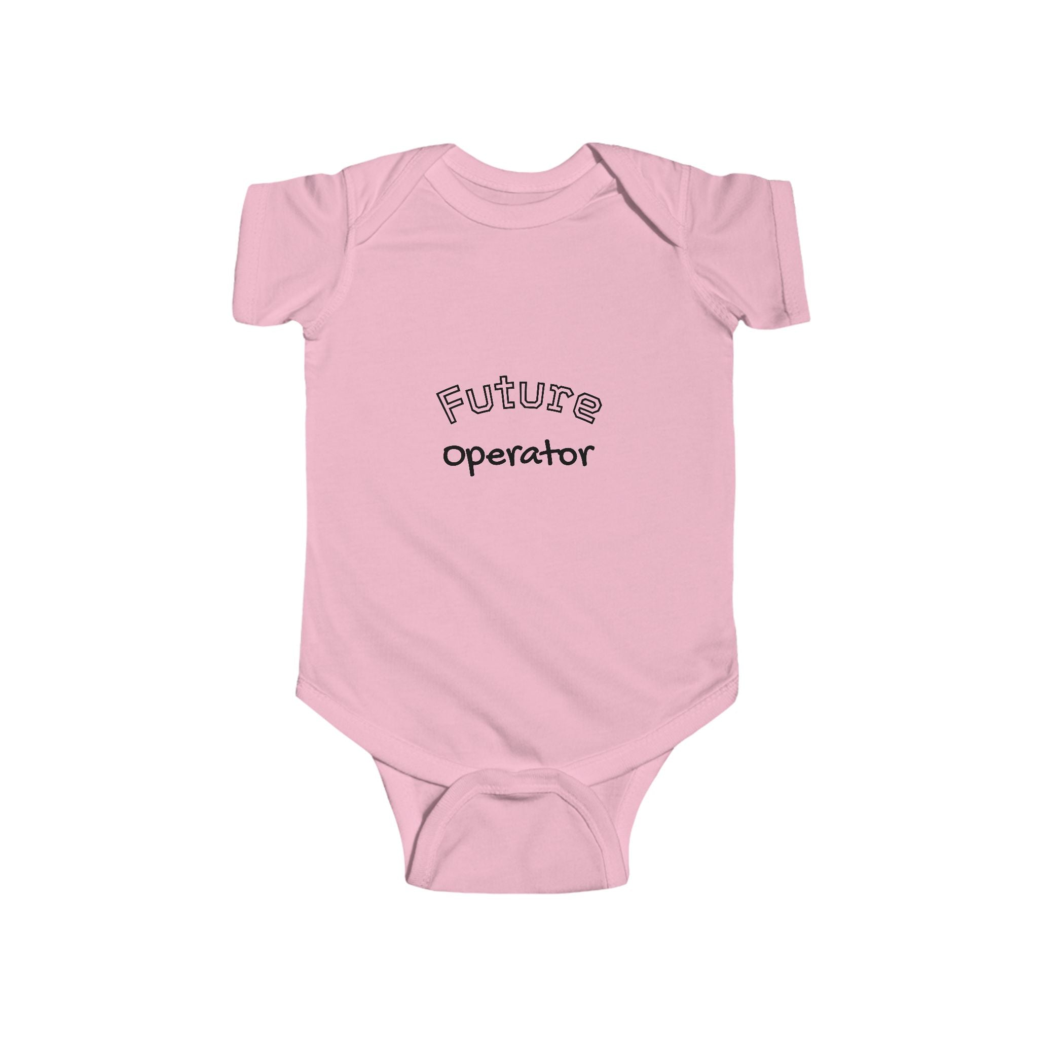 Infant Bodysuit — "Future Operator" Excavator Baby Onesie