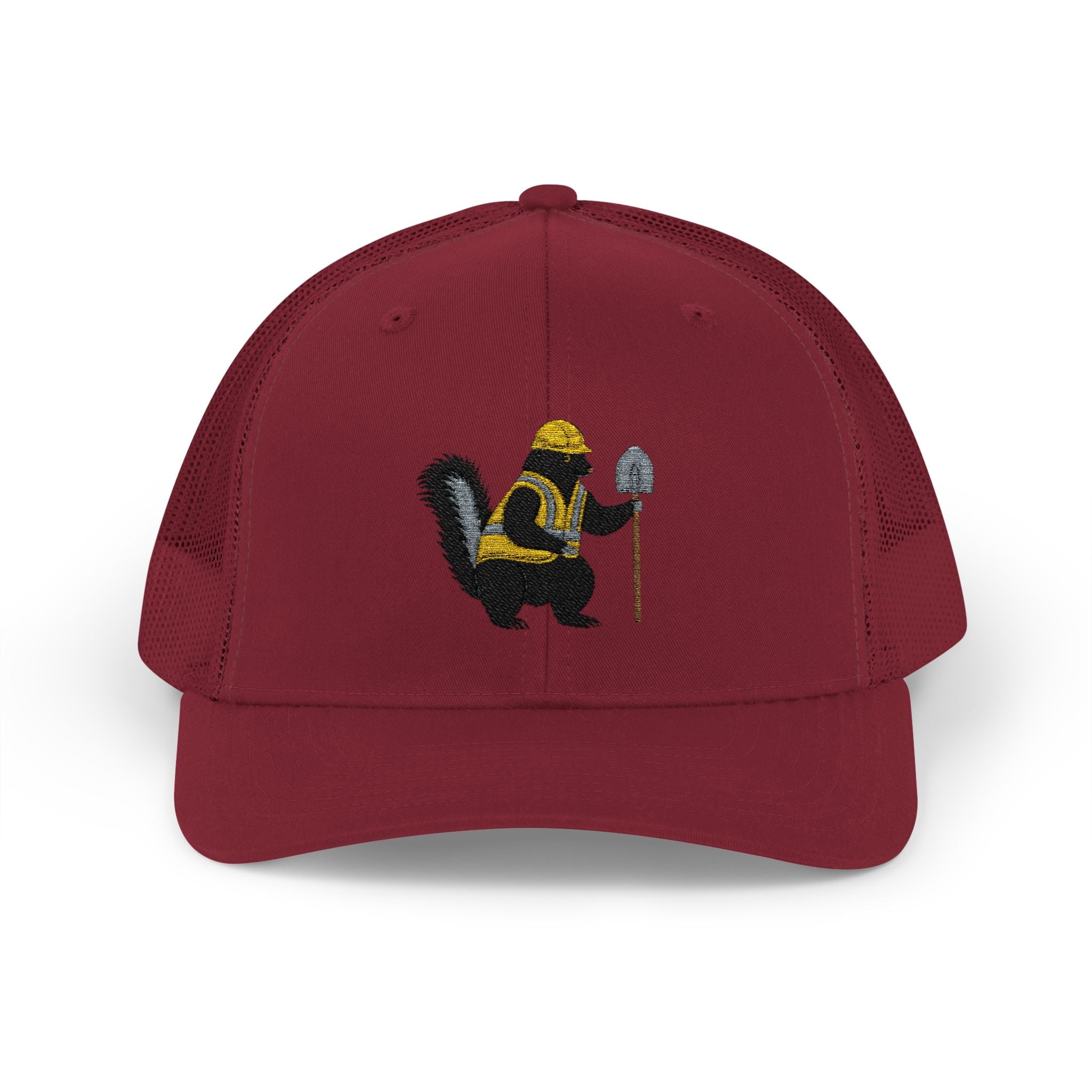 Skunk With Cane Trucker Cap