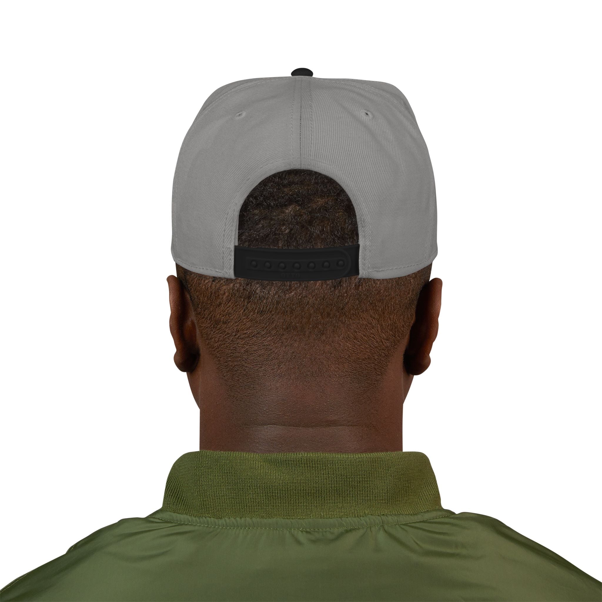 Snapback Hat — Embroidered Yellow Duck Logo, "Veteran Owned" Side Text
