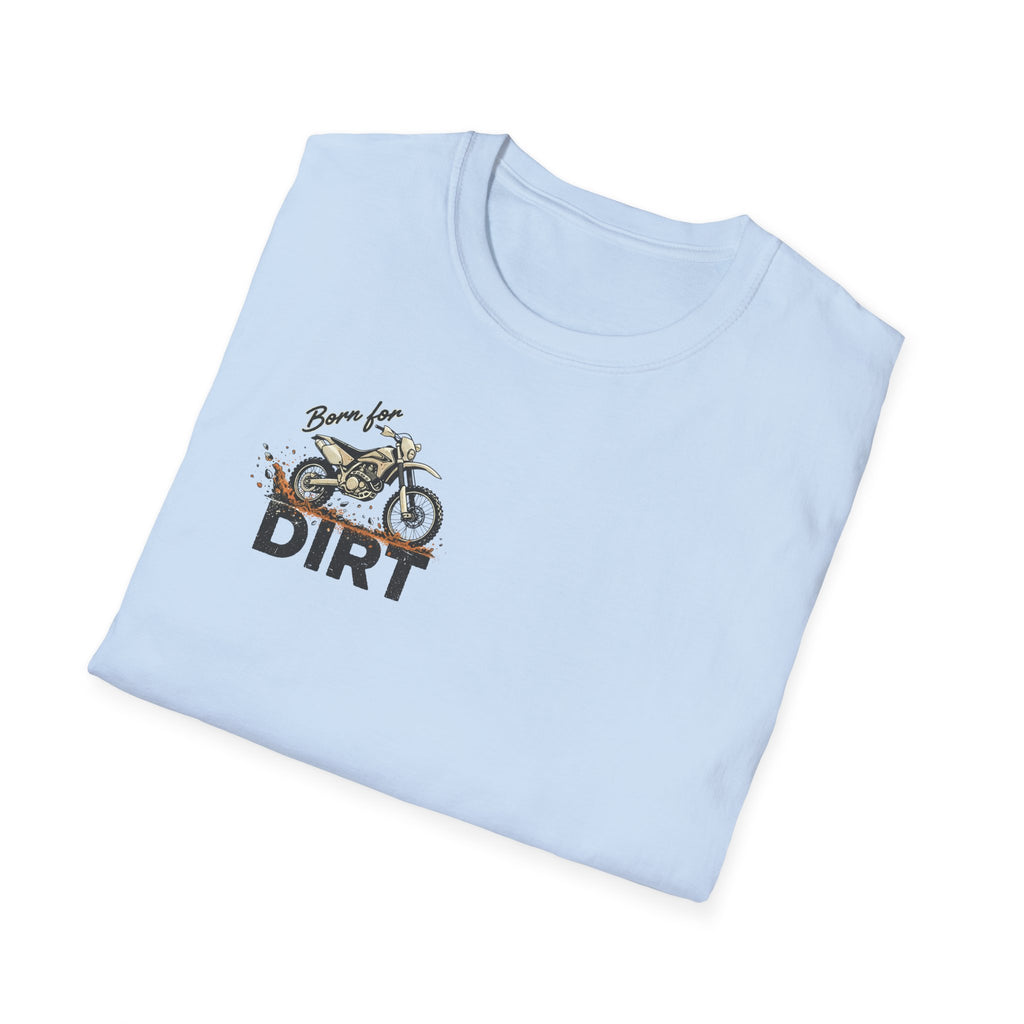 Dirt Bike T-Shirt — "Work in the Dirt / Play in the Dirt" Retro Moto Tee