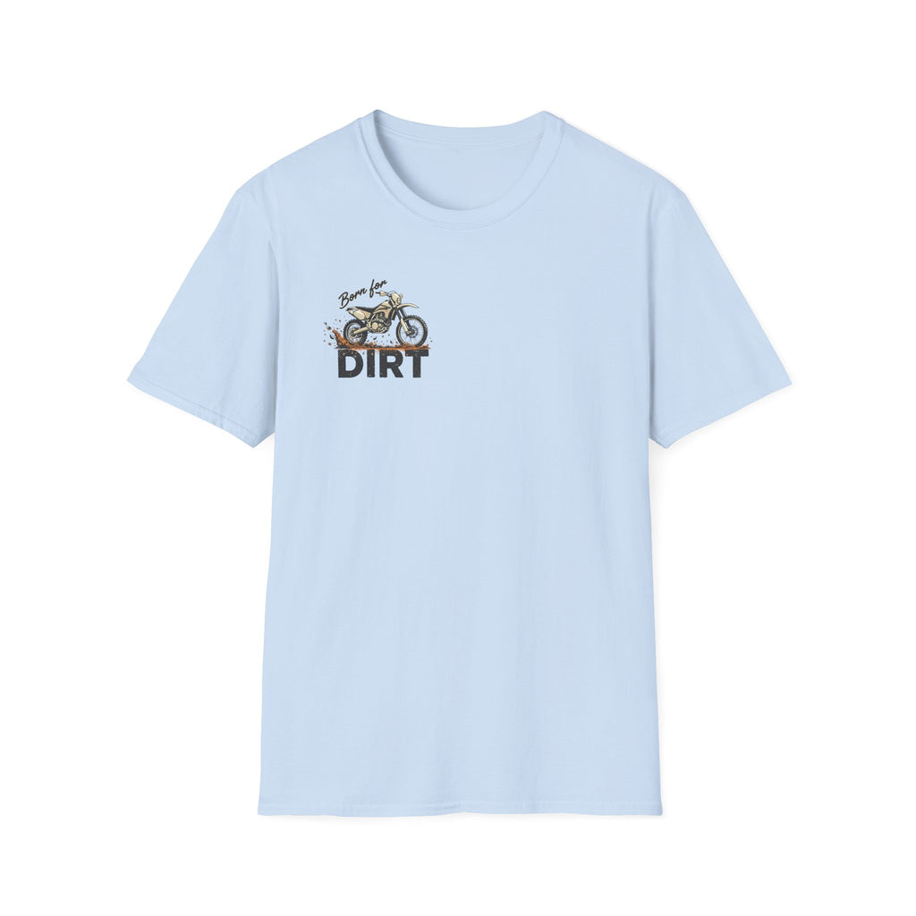 Dirt Bike T-Shirt — "Work in the Dirt / Play in the Dirt" Retro Moto Tee