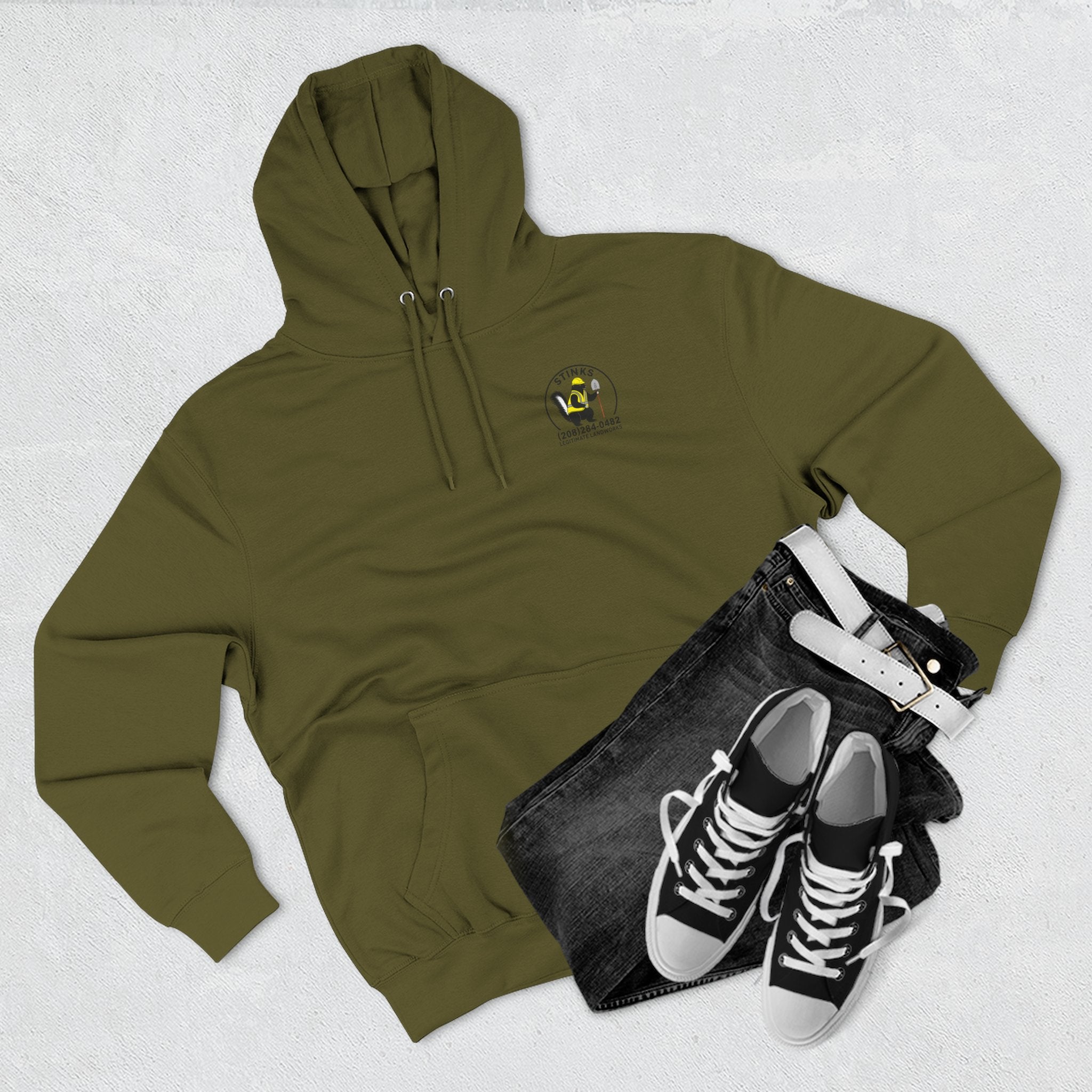 Excavation Hoodie — Turning Big Rocks into Smaller Rocks Construction Pullover