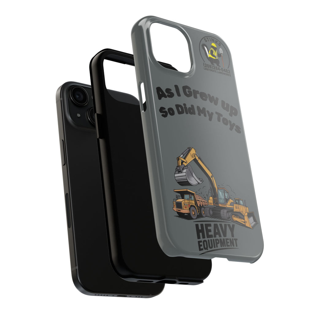 Heavy Equipment Phone Case — “As I Grew Up So Did My Toys” Construction iPhone Case