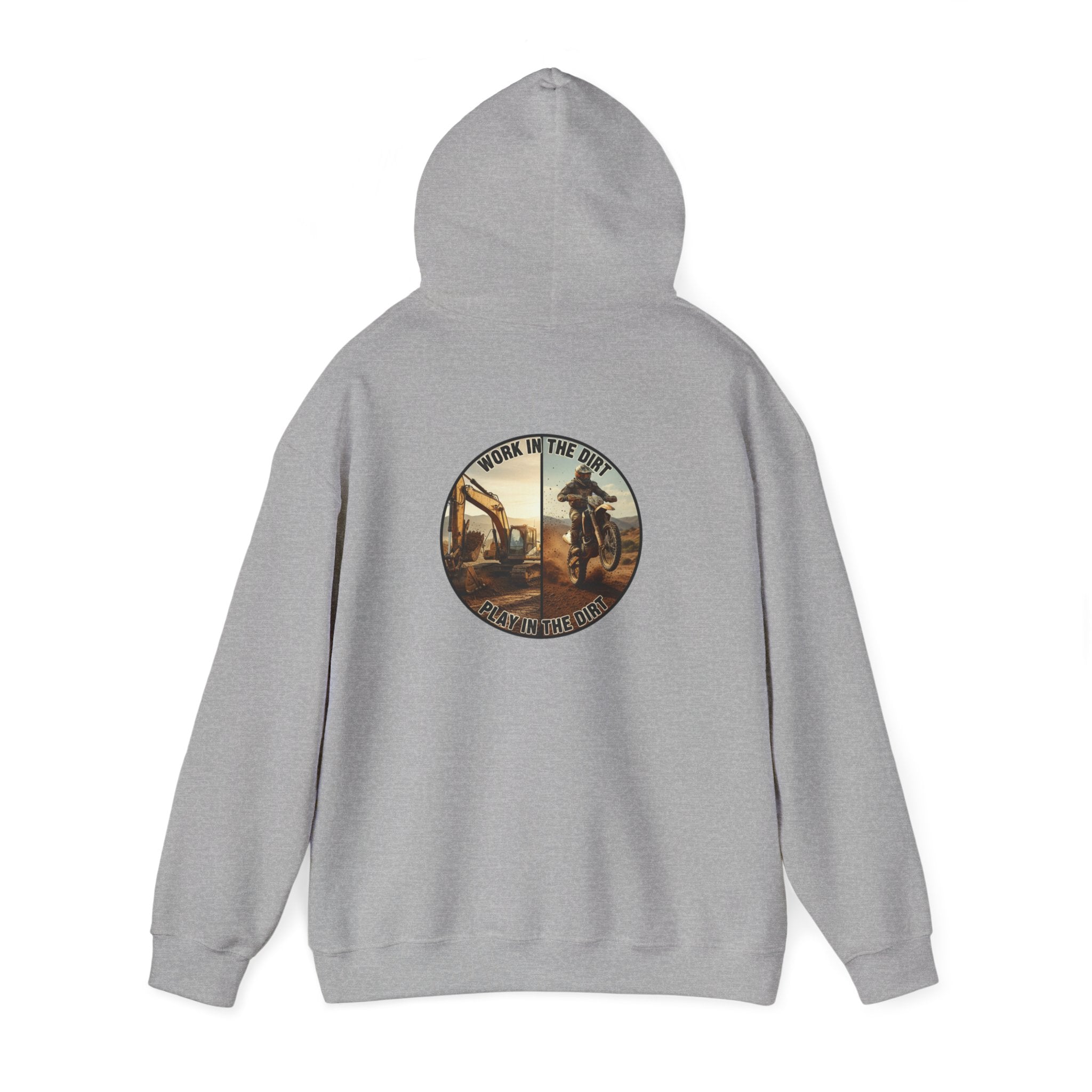 Dirt Bike Hoodie "Ride Dirt" Vintage Motocross Pullover