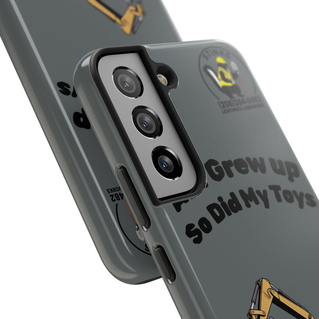 Heavy Equipment Phone Case — “As I Grew Up So Did My Toys” Construction iPhone Case