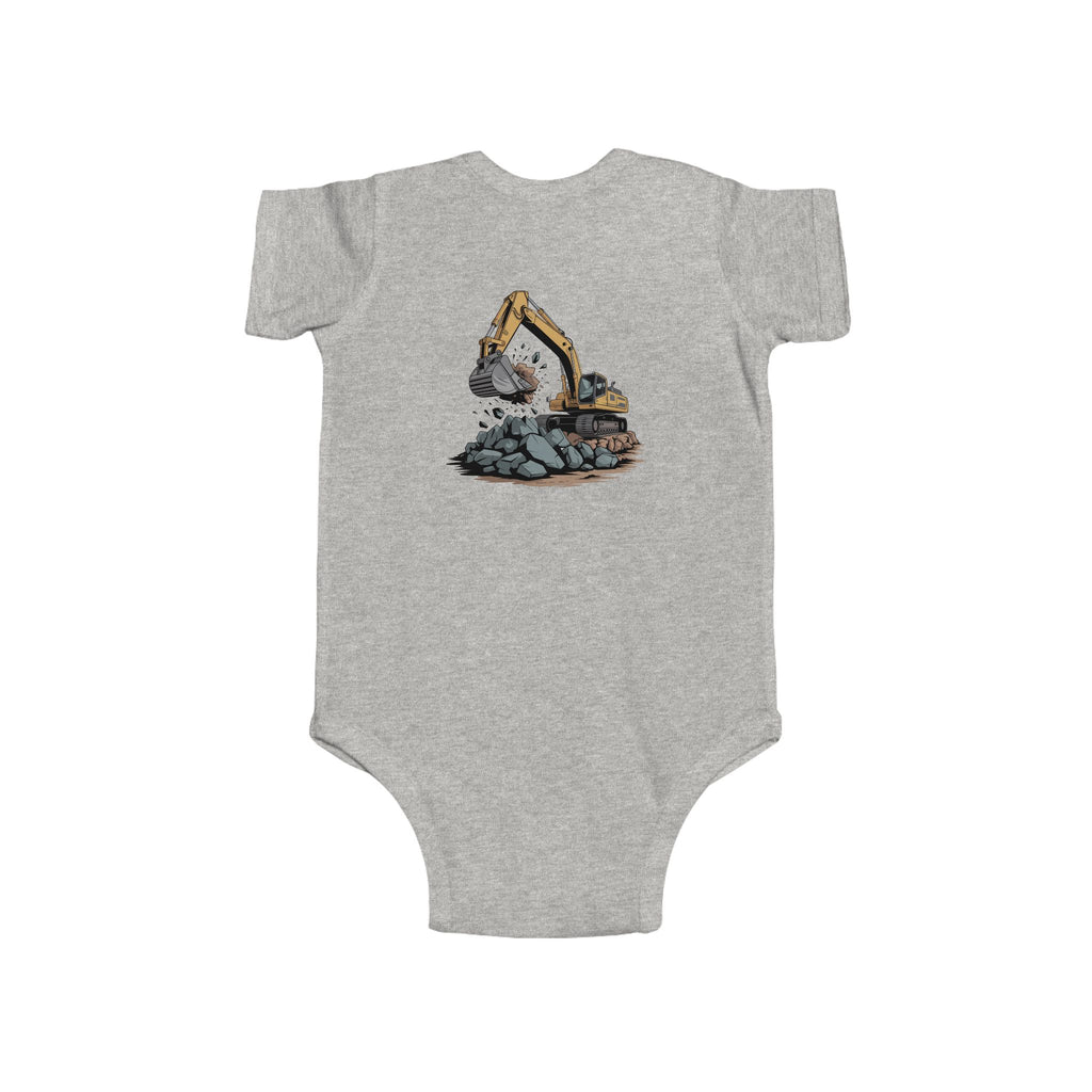 Infant Bodysuit — "Future Operator" Excavator Baby Onesie