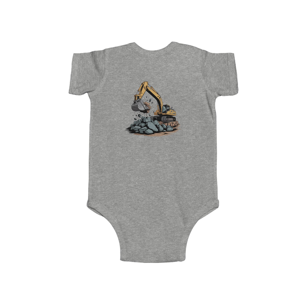 Infant Bodysuit — "Future Operator" Excavator Baby Onesie