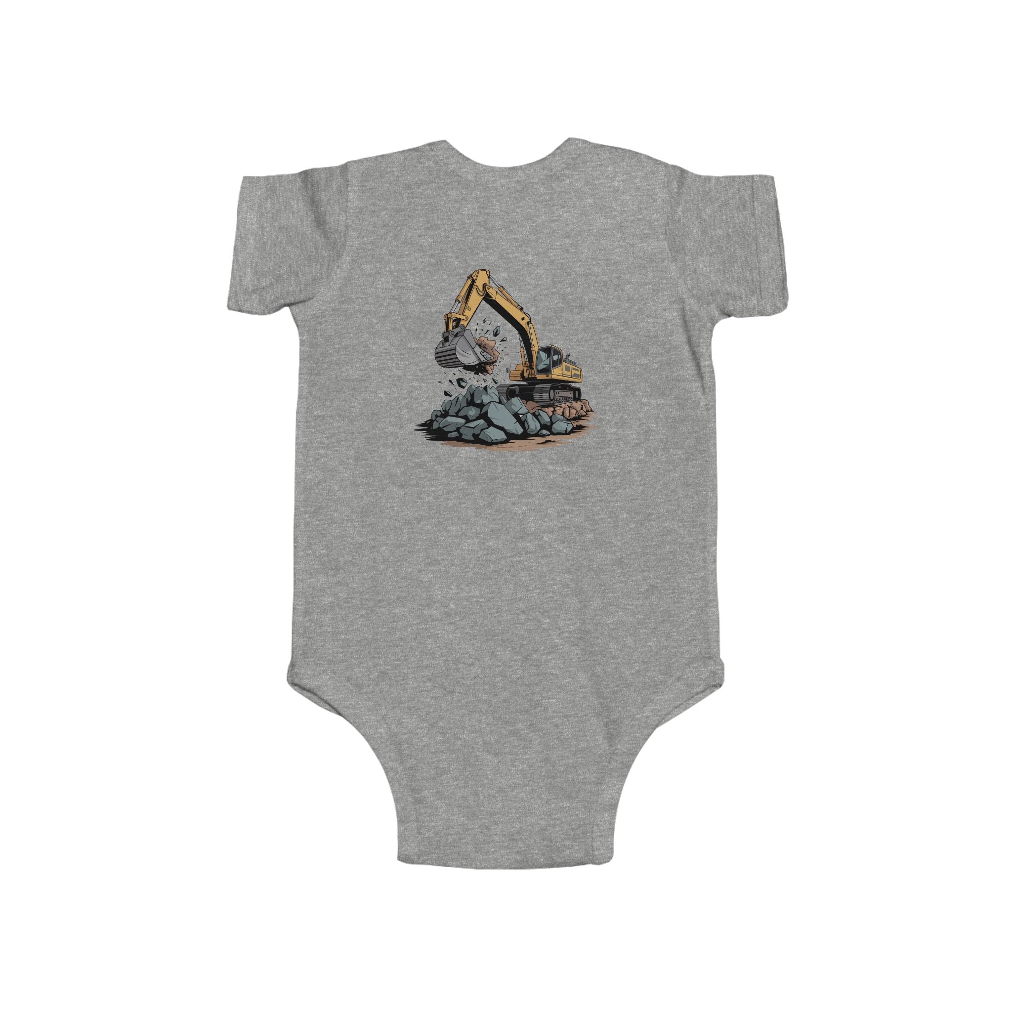 Infant Bodysuit — "Future Operator" Excavator Baby Onesie