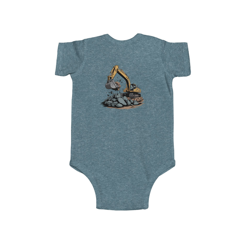 Infant Bodysuit — "Future Operator" Excavator Baby Onesie