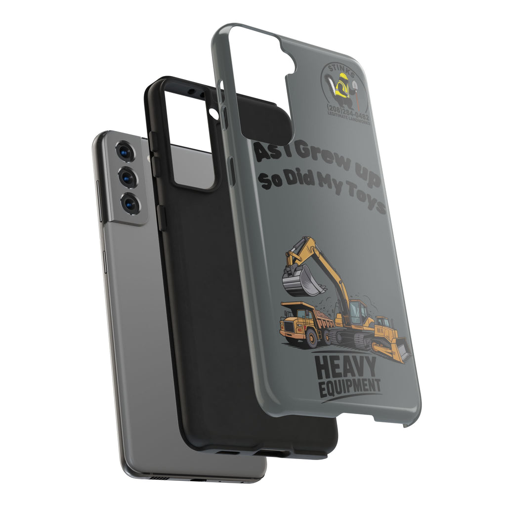 Heavy Equipment Phone Case — “As I Grew Up So Did My Toys” Construction iPhone Case