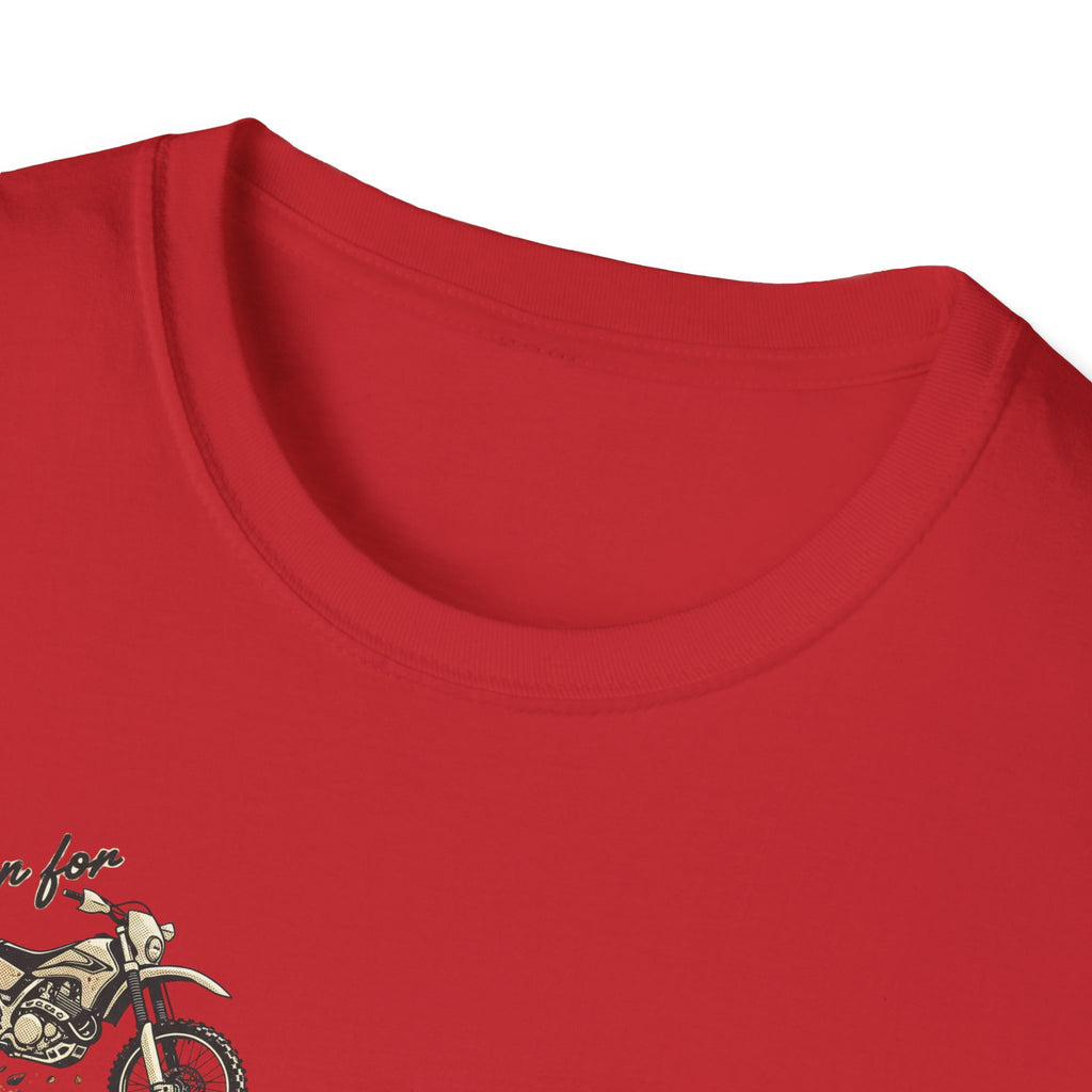 Dirt Bike T-Shirt — "Work in the Dirt / Play in the Dirt" Retro Moto Tee