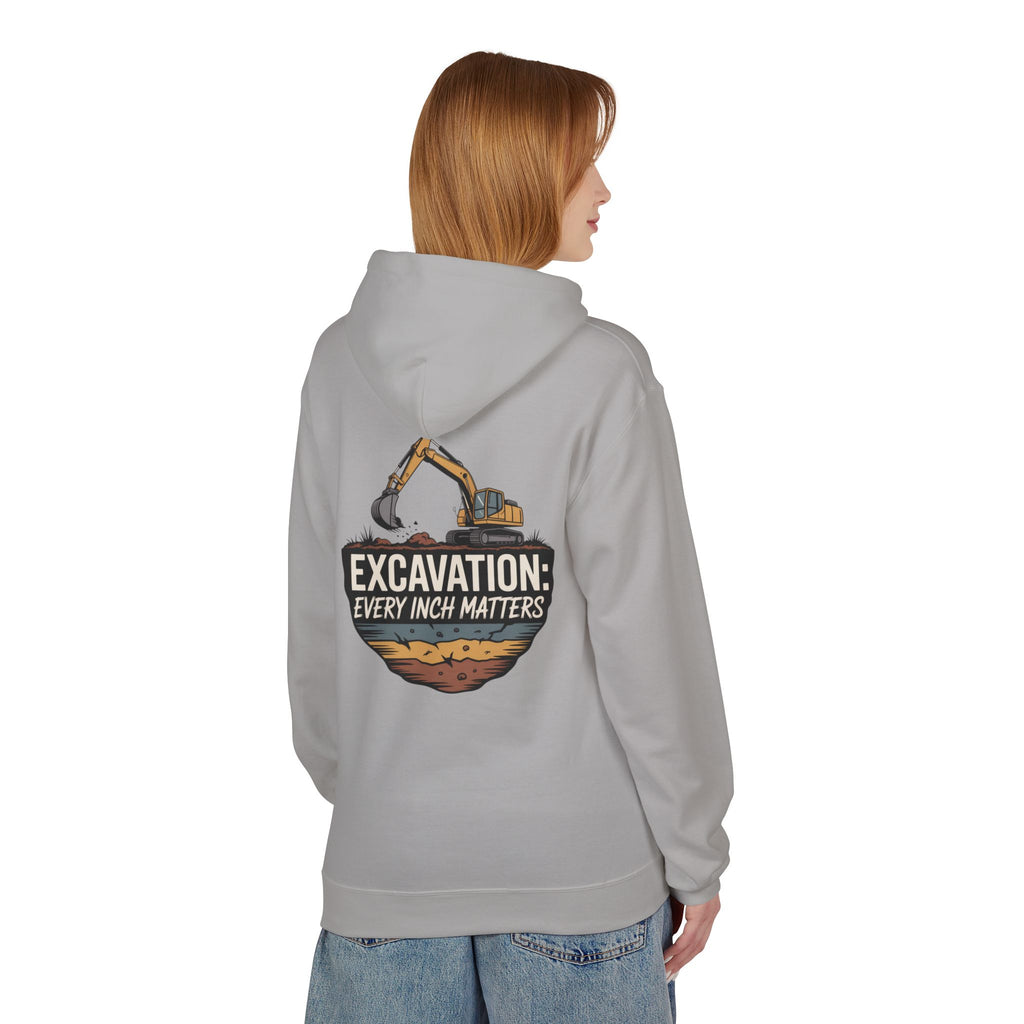 Excavation Hoodie – "Excavation: Every Inch Matters" Construction Crew Pullover