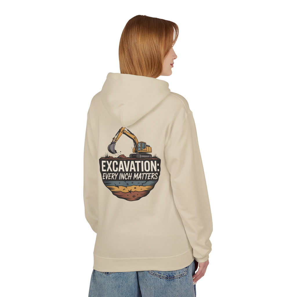 Excavation Hoodie – "Excavation: Every Inch Matters" Construction Crew Pullover