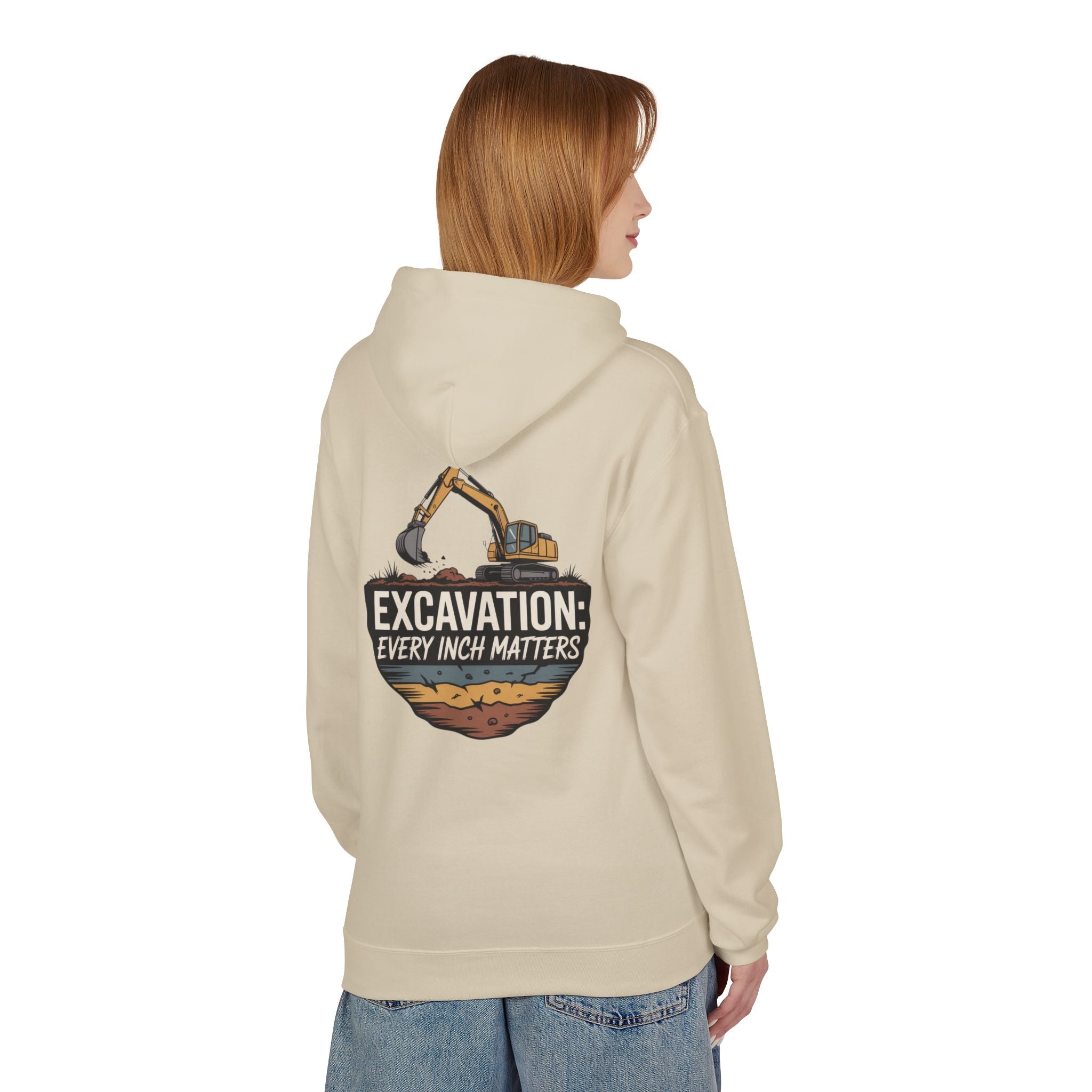 Excavation Hoodie – "Excavation: Every Inch Matters" Construction Crew Pullover