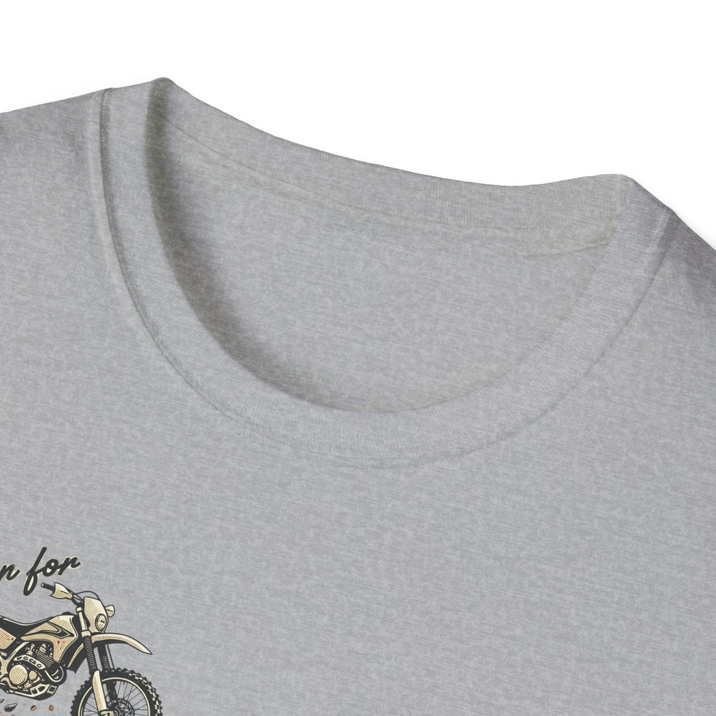 Dirt Bike T-Shirt — "Work in the Dirt / Play in the Dirt" Retro Moto Tee