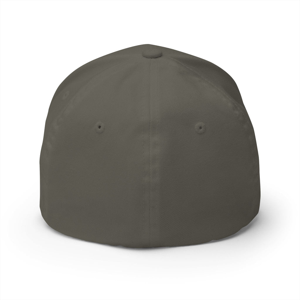 Embroidered 'Stinks' Skunk Logo Cap — White Structured Baseball Hat