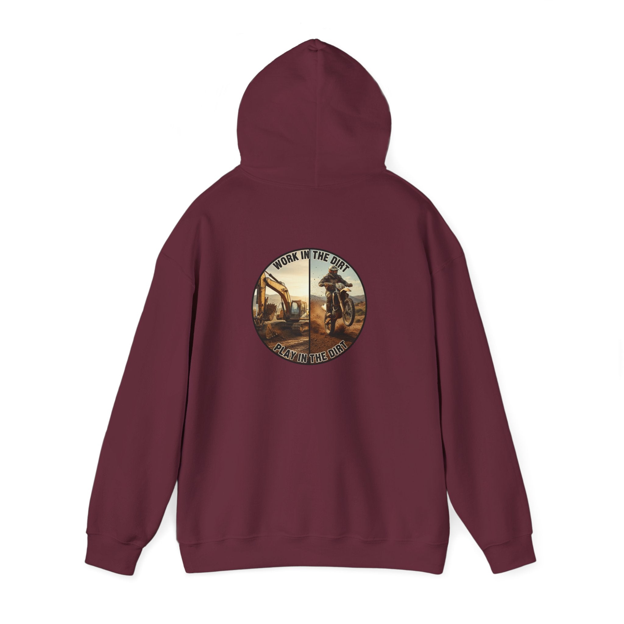 Dirt Bike Hoodie "Ride Dirt" Vintage Motocross Pullover