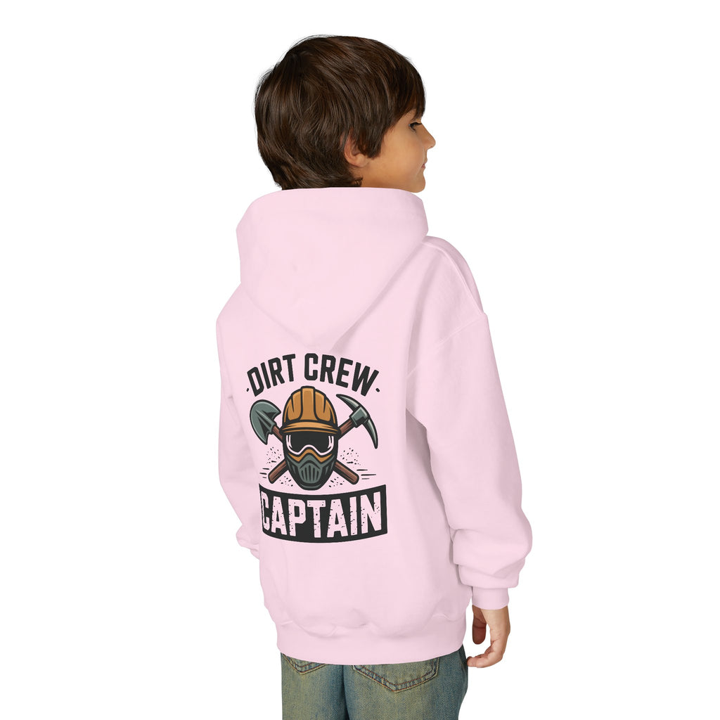 Youth Hoodie - Dirt Crew Captain Graphic Pullover