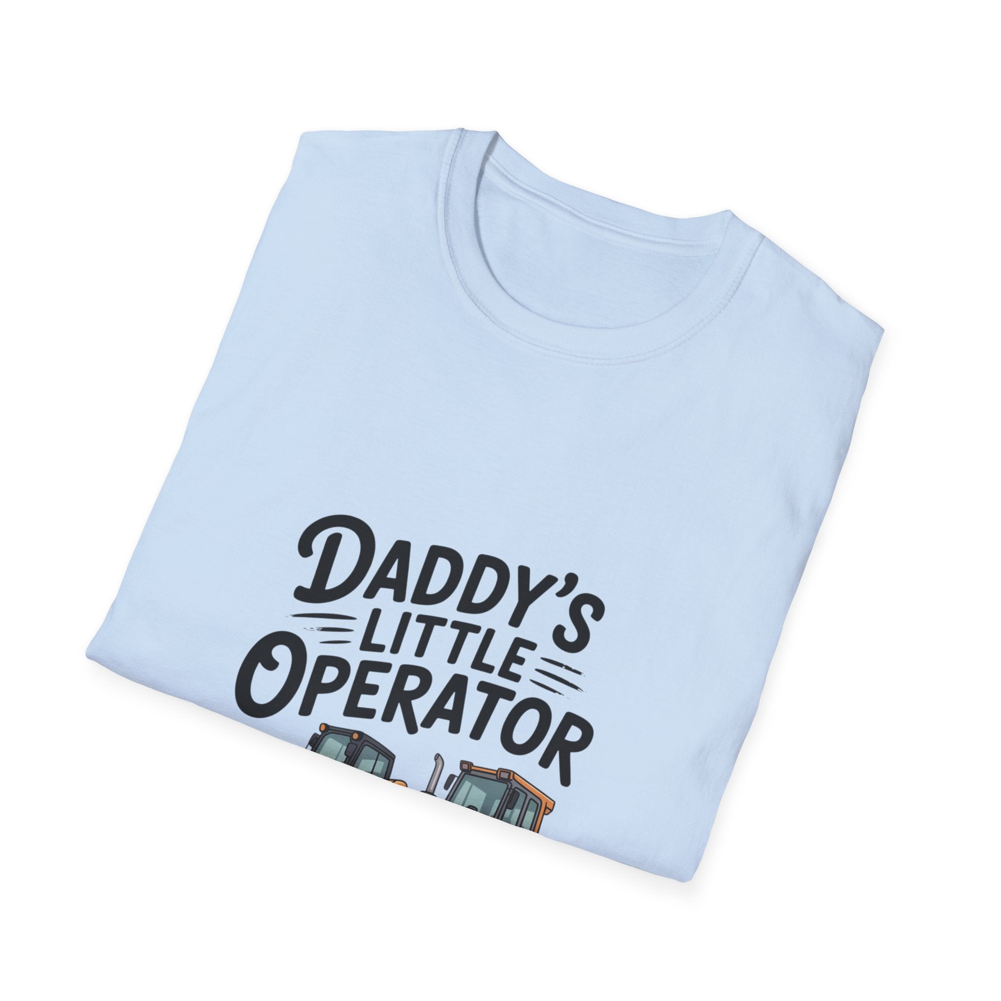 Kids' Tee — "Daddy's Little Operator" Bulldozer Shirt