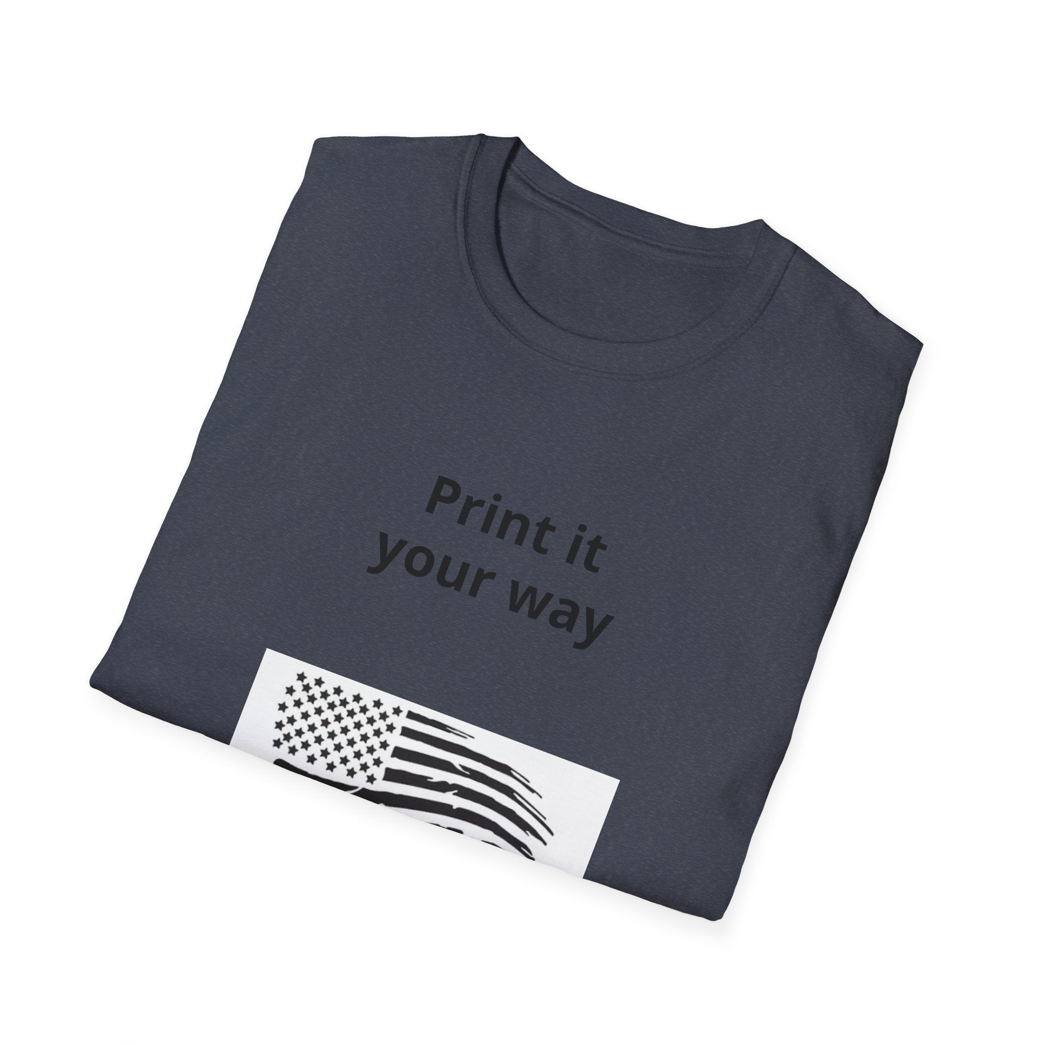 Funny Stinks Landscaping T-Shirt — "STINKS" Skunk Logo with Phone Number