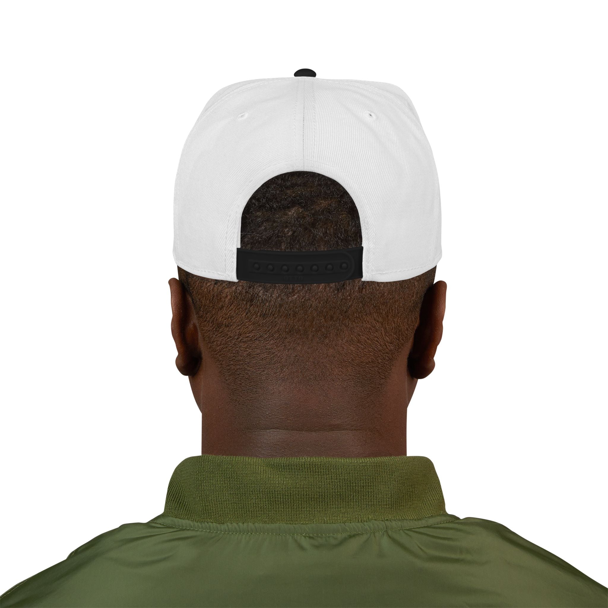 Snapback Hat — Embroidered Yellow Duck Logo, "Veteran Owned" Side Text