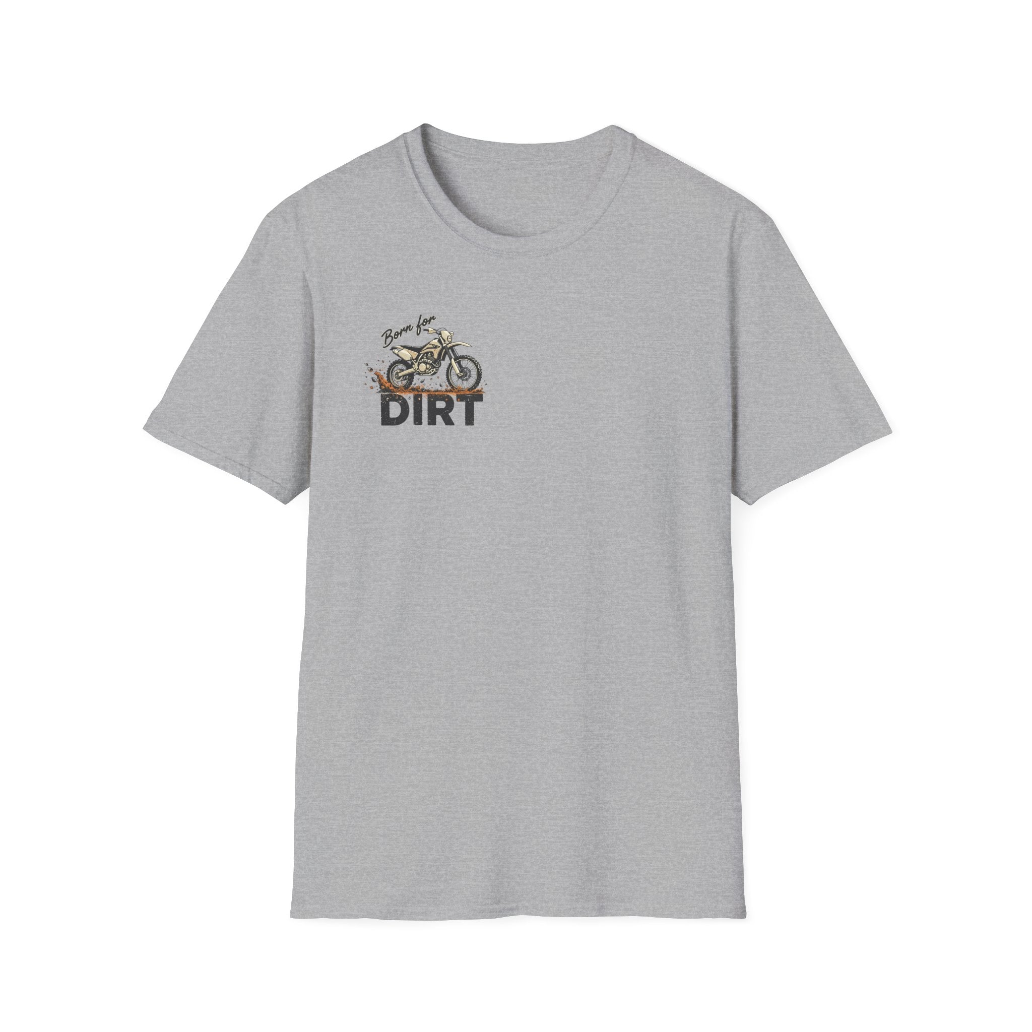 Dirt Bike T-Shirt — "Work in the Dirt / Play in the Dirt" Retro Moto Tee