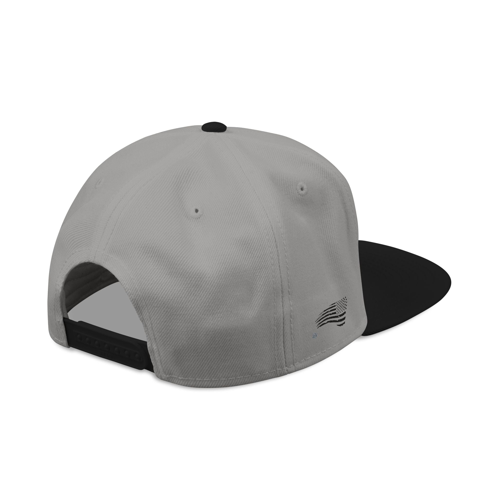 Snapback Hat — Embroidered Yellow Duck Logo, "Veteran Owned" Side Text