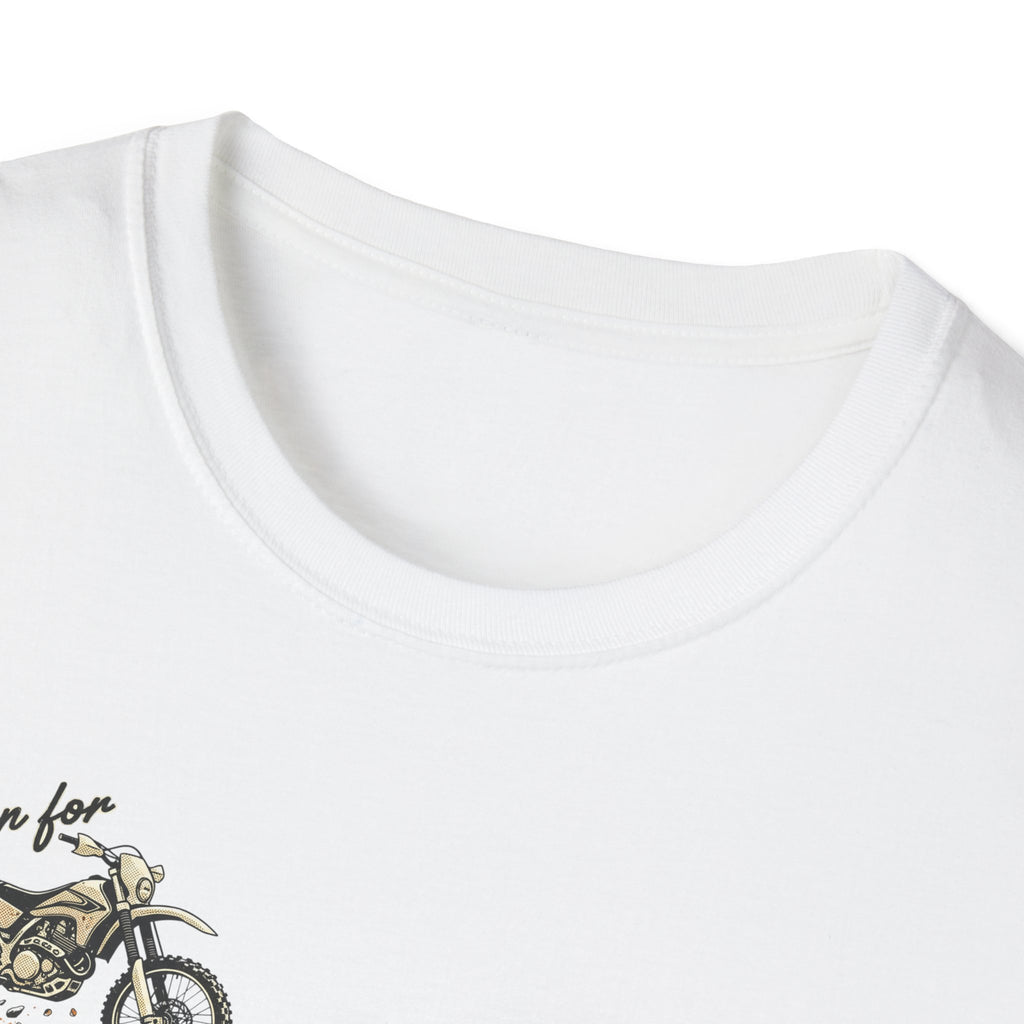 Dirt Bike T-Shirt — "Work in the Dirt / Play in the Dirt" Retro Moto Tee